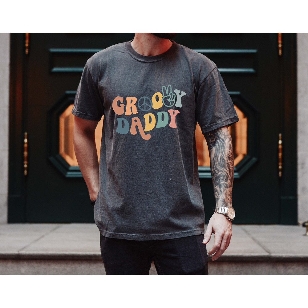 Groovy Dad Shirt, Groovy Shirts, Groovy Family Matching Shirts, Groovy One Shirt, Family Matching Shirts, Groovy Party Shirts, Hippie Daddy.jpg