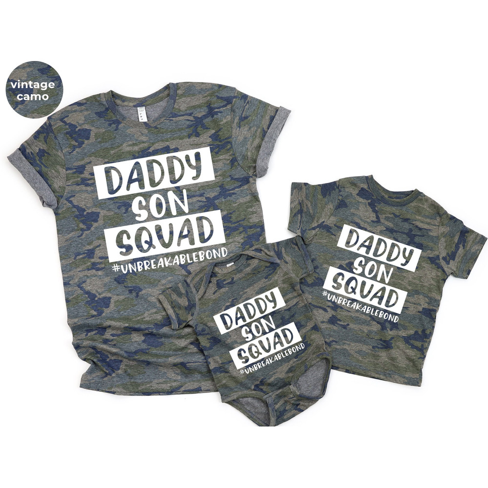 Dad Son Squad Shirt, Matching Father and son Shirt, Daddy and me set, Father's Day Gift, Dad and son tee, Trendy fathers day match shirt.jpg