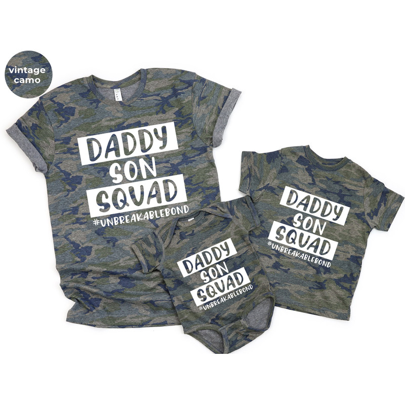 Dad Son Squad Shirt, Matching Father and son Shirt, Daddy and me set, Father's Day Gift, Dad and son tee, Trendy fathers day match shirt.jpg
