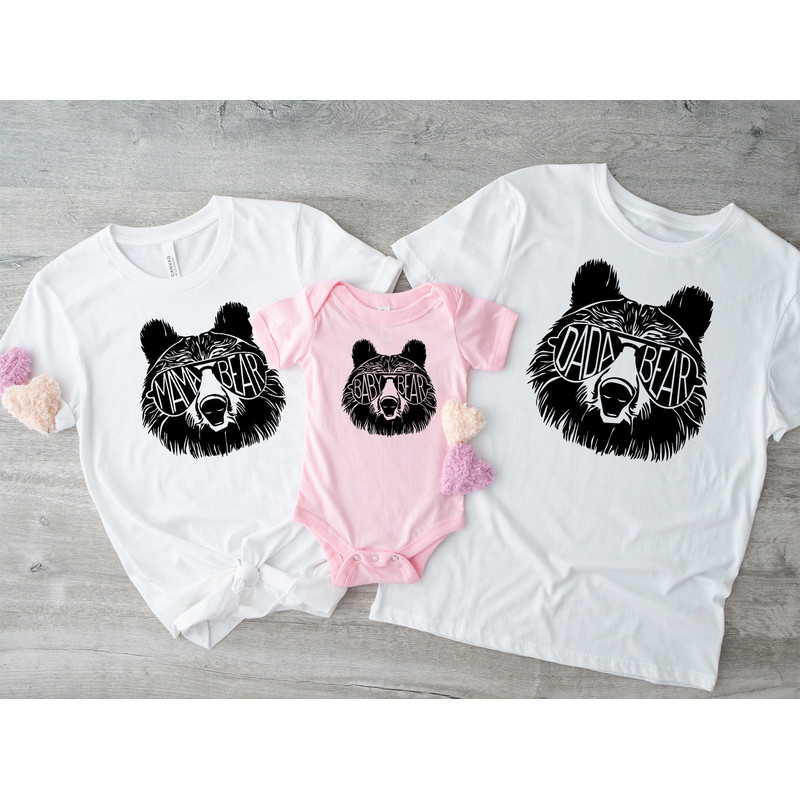 Dada Mama Baby Bear Shirt Family Bear Set, Daddy Bear Baby Bear Shirt, Fathers Day Shirt,Bear Family Shirts, New Dad Mom Gift,Gift for Mom.jpg