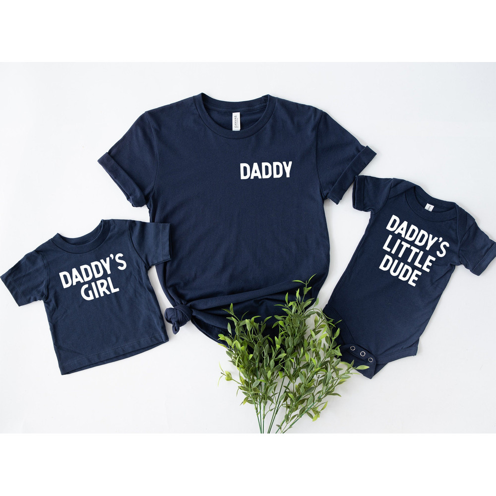 Daddy and Me Matching Shirt, Father's Day T-shirt, Dad's Little Man Shirt, Dad's Little Girl Shirt, Father and Daughter Tees, Father and Son 1.jpg