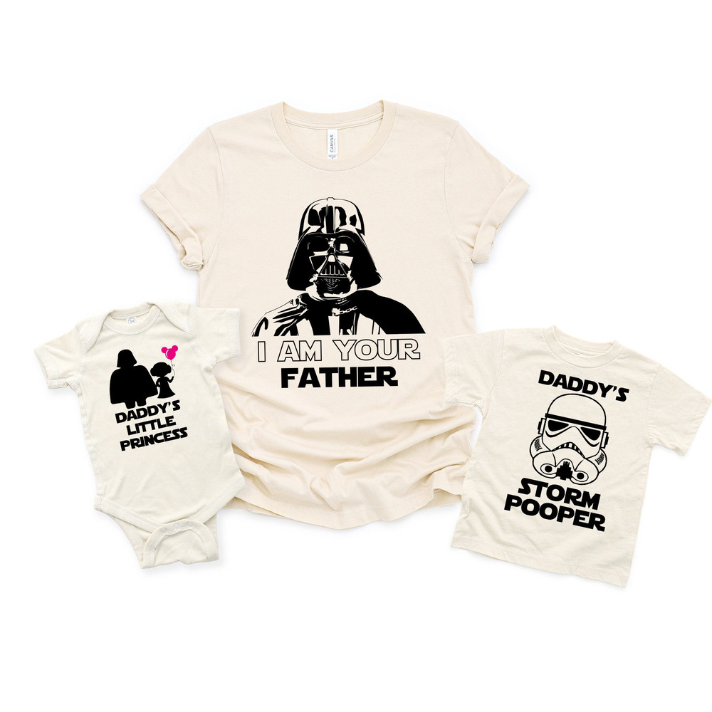 I am your Father daddy's little princess Shirts, Dad and Daughter set, Daddy and me tee, Star dad, daddy's little girl.jpg