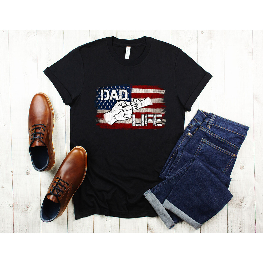 Dad Life USA Flag Sweatshirt, Father's Day Gift, American Flag Dad Gift, Fathers Day Mens Dad, Fathers Day Shirt, American Dad Gift.jpg