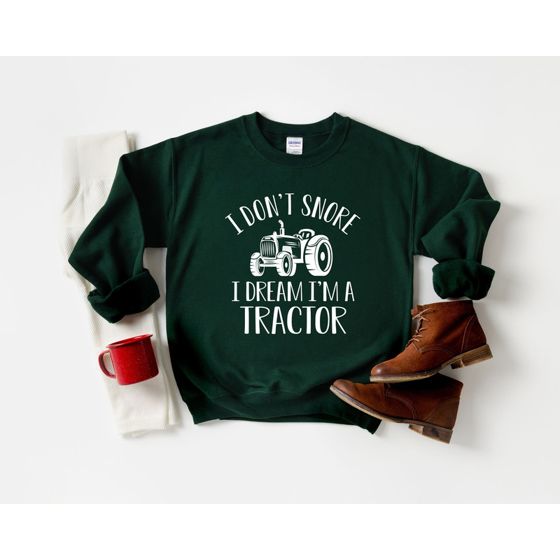 I Don't Snore I Dream I'm A Tractor T-Shirt, Farming Tee, Farmer Gift, Farm Shirts, Funny Birthday Present, Tractors Lover.jpg