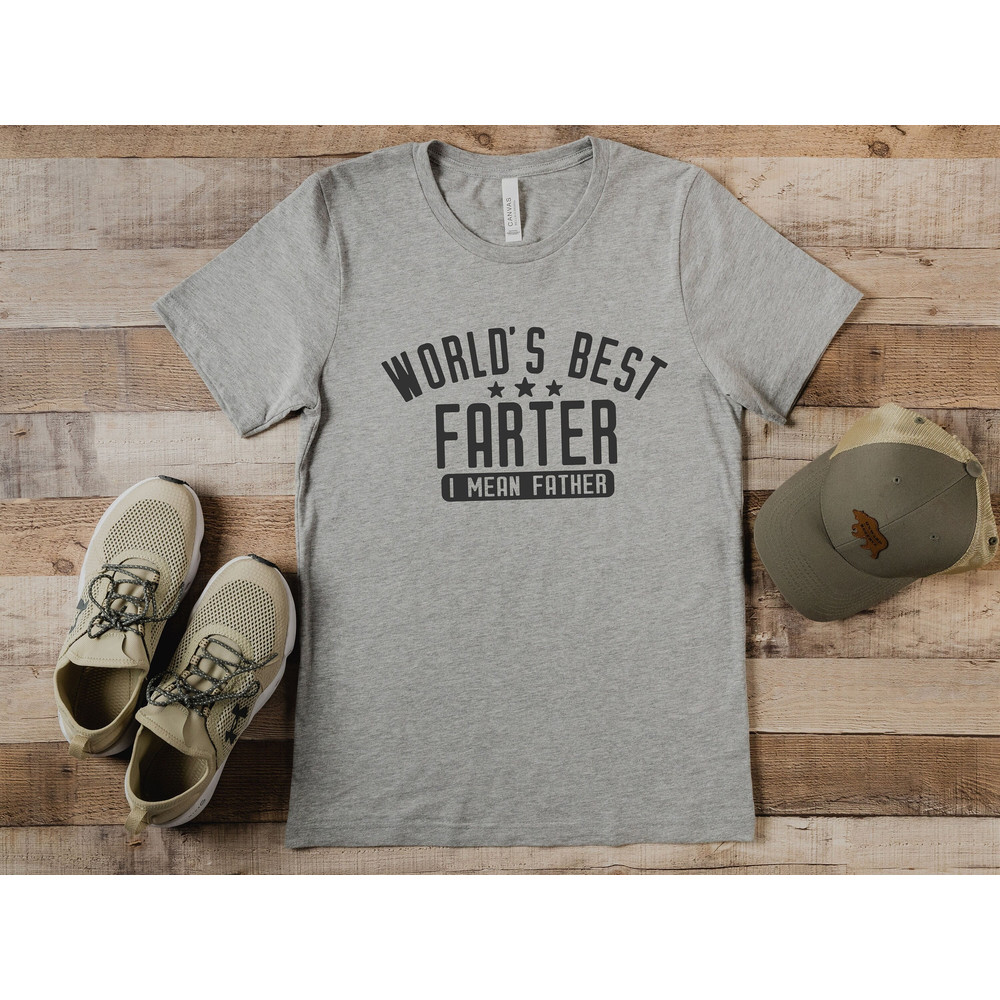 World's Best Farter I Mean Father Tee, Funny Dad Shirt, Father's Day Gift, Husband Shirt, Dad gift, Dad Shirt, Funny Father's Day Shirt.jpg