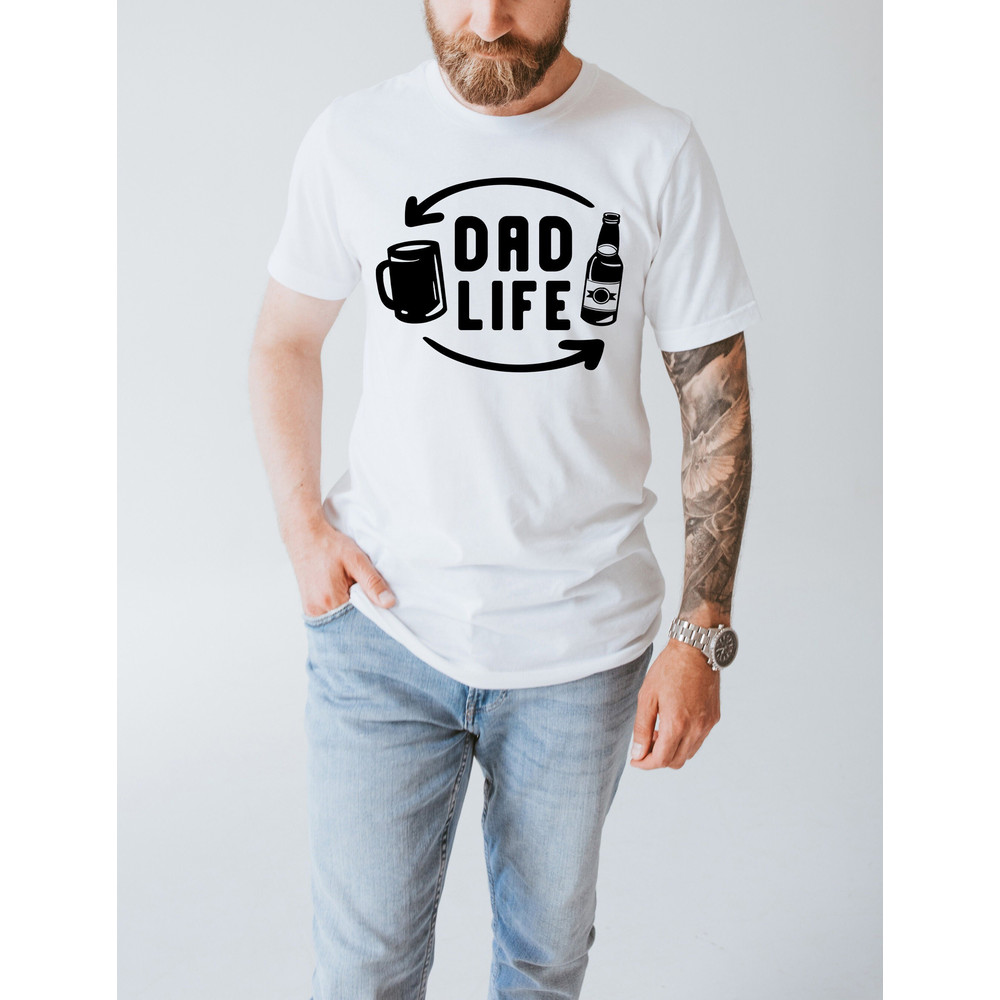 Dad Life Shirt, Hip Dad T-Shirt, Daddy Father Gift, Top Hip Stylish Dad Gift, Father's Day, Dad Gift From Wife, Beer Shirt.jpg