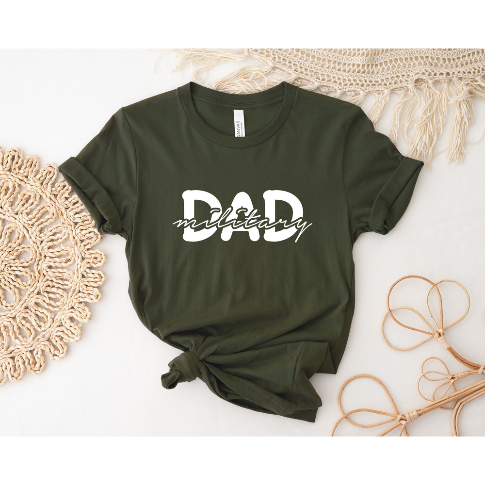 Military Dad Shirt, Dad Gift, Fathers Day Shirt, New Dad T-Shirt, Gift for Dad, Dad Reveal, Father's Day Gift, Dad Shirt, Dad Tee.jpg