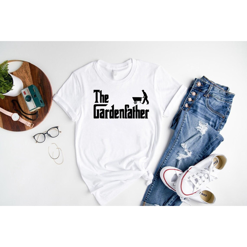 Gardening Dad Shirt,Funny Horticulturist Gardener Gift,The Gardenfather Vintage T-Shirt,Father's Day Gift,Birthday Dad Gift,Plant Lover Gift.jpg