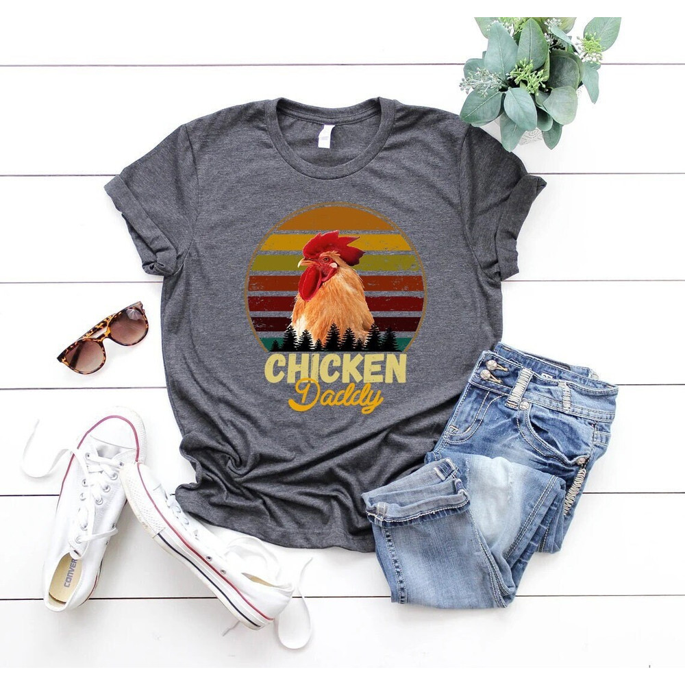 Vintage Retro Chicken Daddy Shirt,Funny Chicken Shirts For Men,Unique Chicken Lover Gifts,Farmer Dad Sweatshirts,Country Men Farmer Life Tee.jpg