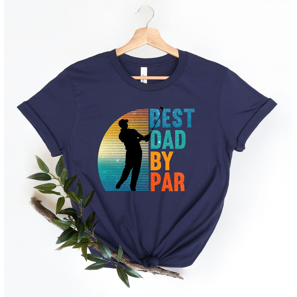 Best Dad By Par Vintage Sunset Golf Shirt for Men, Funny Golf Shirt, Golf Gifts For Men, Golf Gifts, Golf Gifts for Dad, Fathers Day Gift.jpg