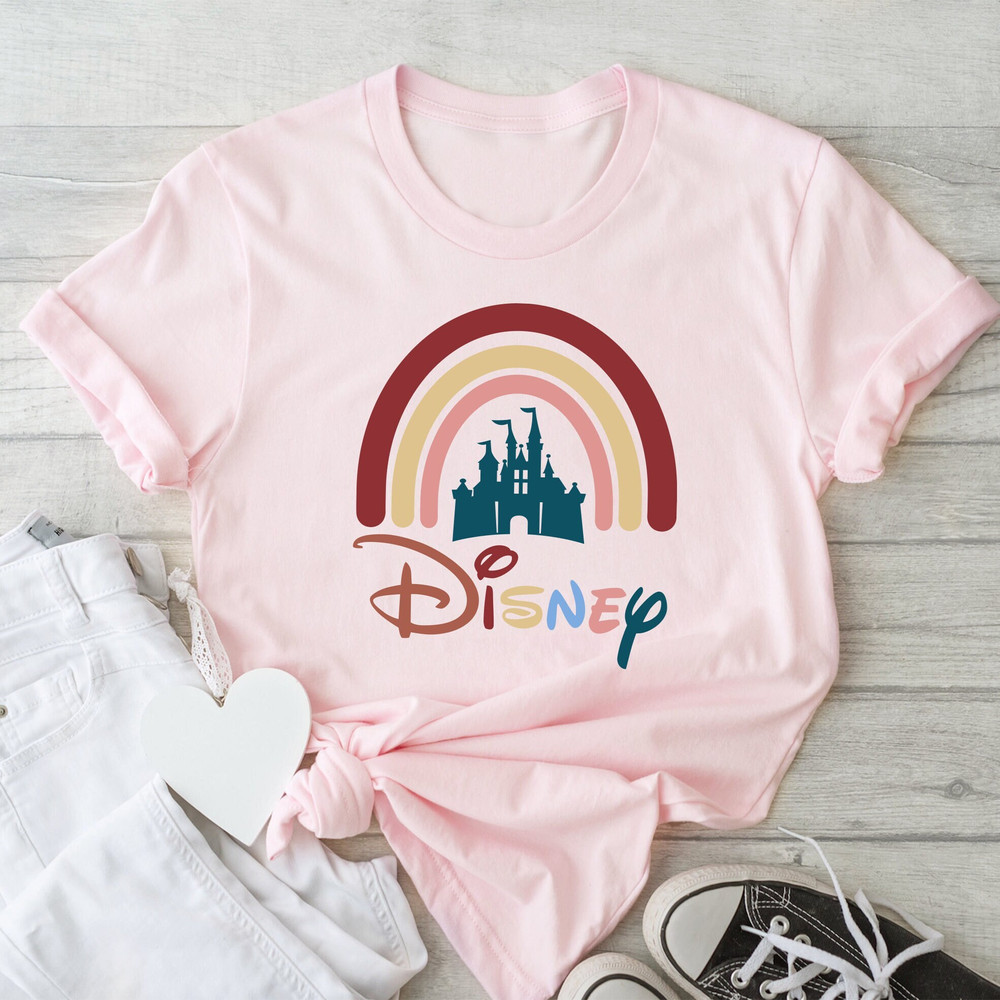 Disney Rainbow Castle Shirt, Disney Vintage ,Disney Family Shirt, Disney Castle Shirt, Disney Retro Shirt,Disneyworld Shirt,Disneyland Shirt.jpg