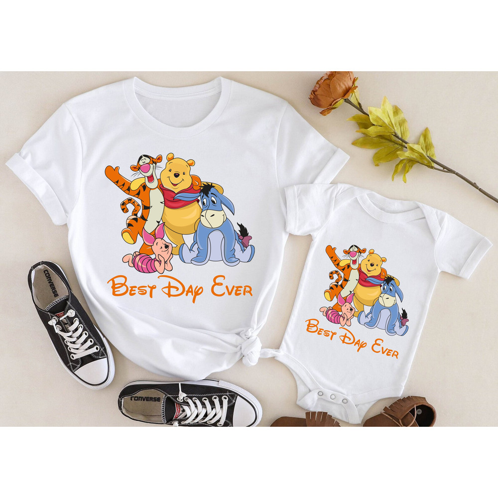 Retro Disney Winnie The Pooh Shirt, Vintage Winnie Pooh and Friends Shirt, Classic Pooh and CO Shirt, Disney Best Day Ever Shirt.jpg