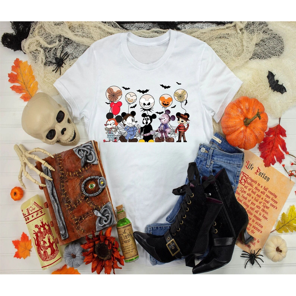 Disney Horror Friends Shirt,Disney Horror Nights,Disney Halloween,Horror Fan Shirt,Disney Girls Trip,Disney Family Shirt,Disney Vacation.jpg