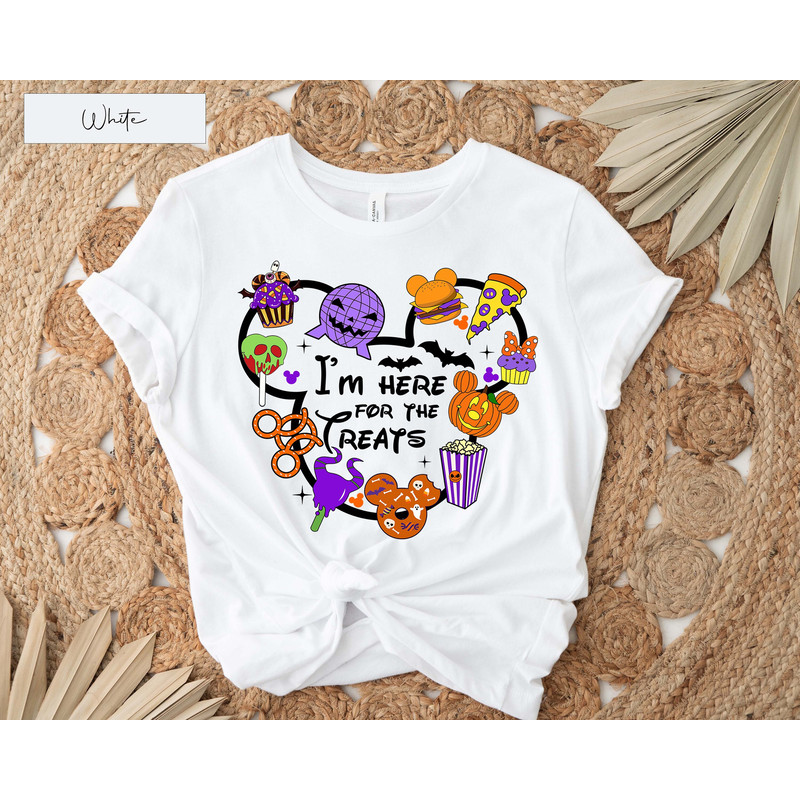 I'm Here For The Treats Halloween Shirts, Funny Halloween Shirts, Witch Shirt, Mickey Ears Halloween Shirt, Basic Witch Shirt, Disney Shirt.jpg