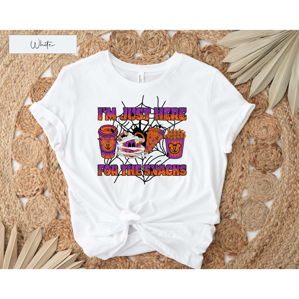 I'm Just Here For The Snacks Halloween Shirts, Funny Halloween Shirts, Witch Shirt, Happy Halloween Shirt, Disney Halloween Shirt.jpg