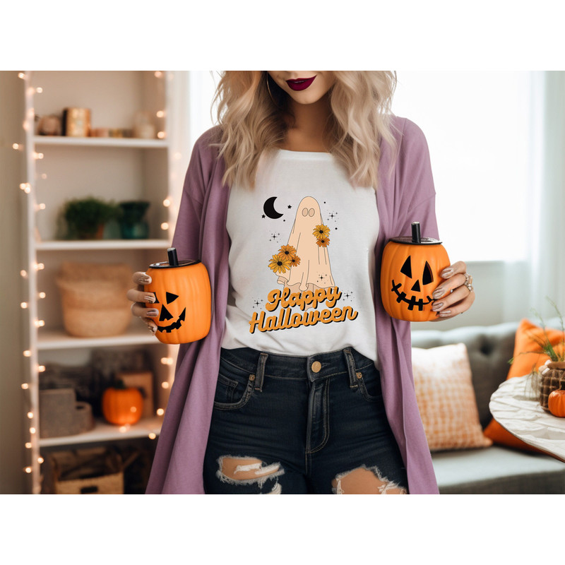 Halloween Ghost Shirt, Halloween Shirt, Spooky Shirt, Funny Halloween Shirt, Halloween Gift Tees, Sarcastic Shirts, Spooky Season, Halloween.jpg