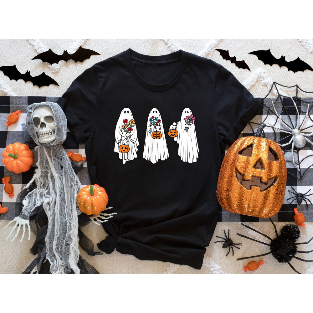 Halloween Ghost Shirt, Halloween Shirts, Spooky Shirt, Funny Halloween Shirt, Halloween Gift Tees, Sarcastic Shirts, Boo Crew Shirt.jpg