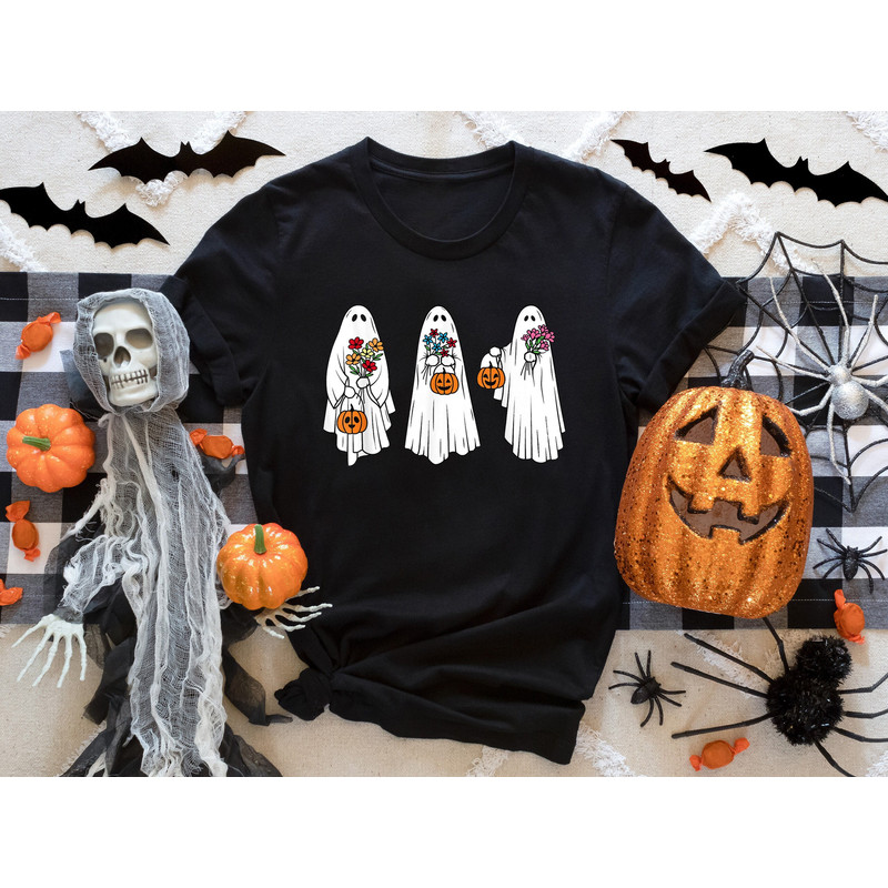 Halloween Ghost Shirt, Halloween Shirts, Spooky Shirt, Funny Halloween Shirt, Halloween Gift Tees, Sarcastic Shirts, Boo Crew Shirt.jpg
