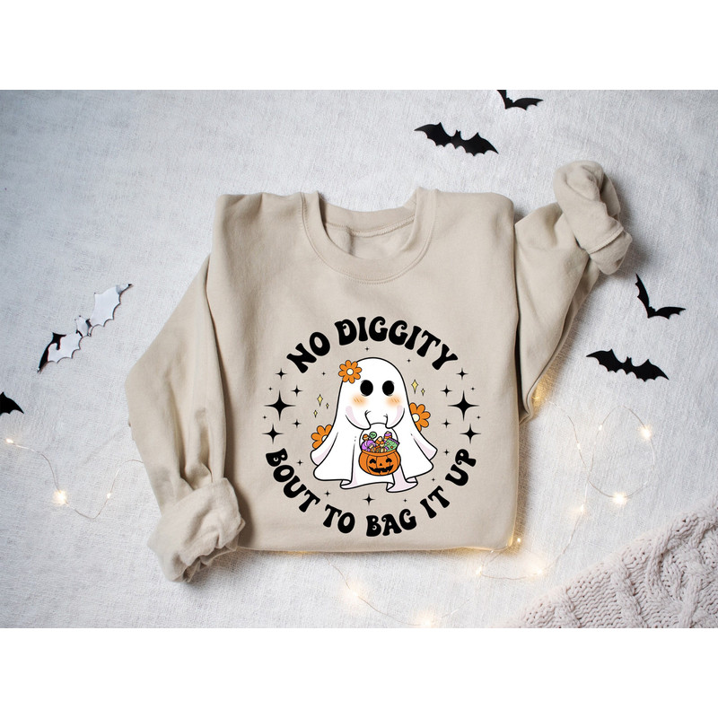 No Diggity Bout To Bag It Up Sweatshirt, Halloween Shirts, Spooky Shirt, Funny Halloween Shirt, Halloween Gift Tee, Spooky Season, Halloween.jpg