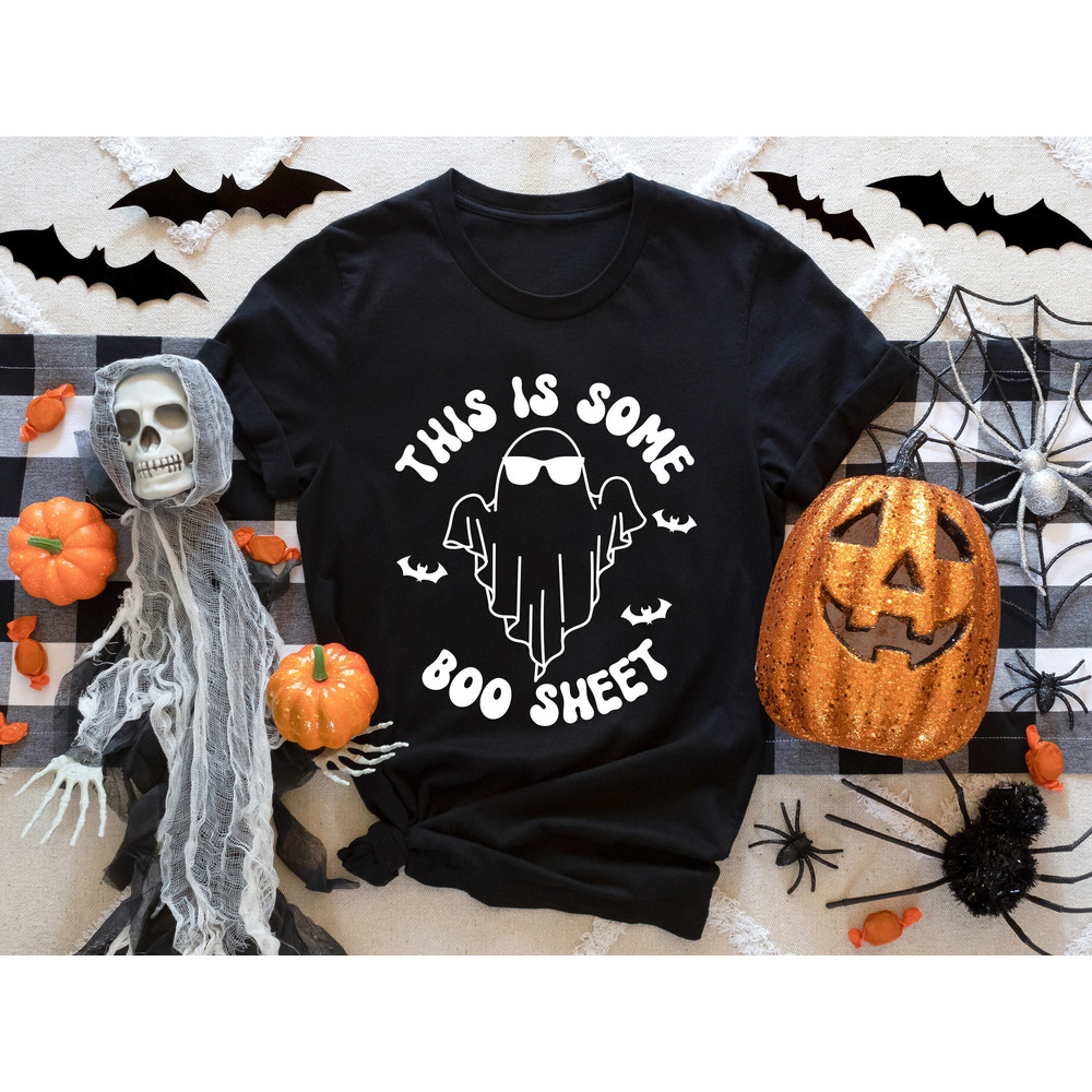 This Is Some Boo Sheet Shirt, Halloween Shirts, Spooky Shirt, Funny Halloween Shirt, Halloween Gift Tees, Sarcastic Shirts, Spooky Season.jpg