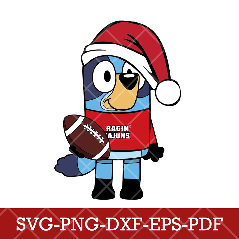 Louisiana Ragin' Cajuns_NCAA Bluey 6.png