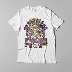 new throwback 1992 dream team usa basketball t-shirt nba team tee, vintage style t-shirt, basketball olympic salem caric