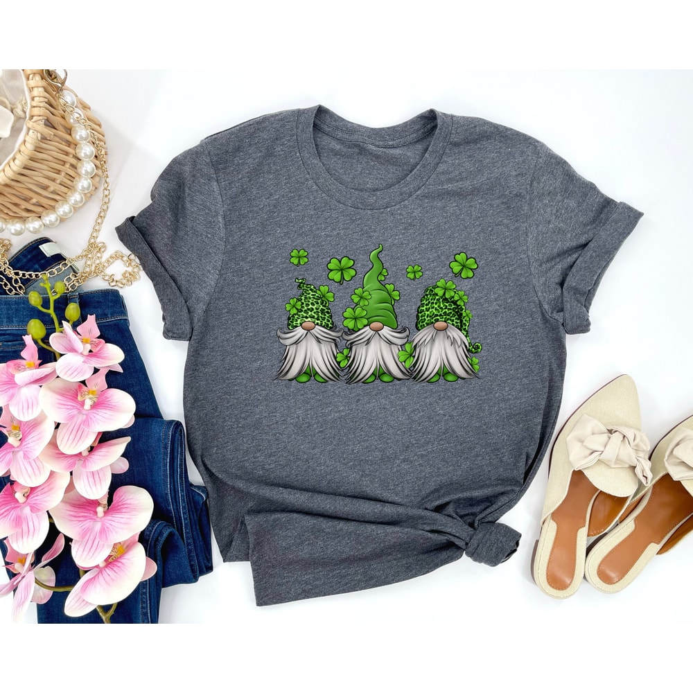 St Patrick's Day Gnomes Shirt, Gnomes Shirt, Happy St Patrick's Day Shirt, Clover Shirt, St Patrick's Day Shirt, Irish Shirt.jpg