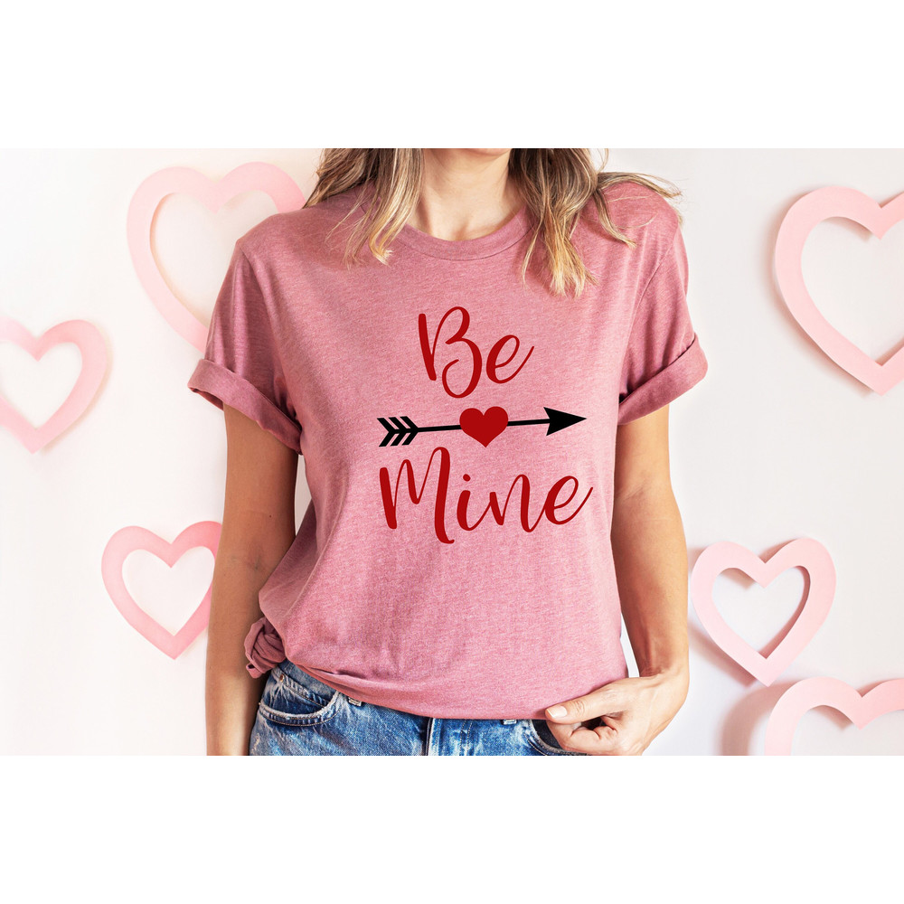 Be Mine Valentines Day Shirt, Happy Valentines Day shirt , Couple Matching Shirt Valentines Days Gift , Couples Shirt , Cute gift for her 1.jpg