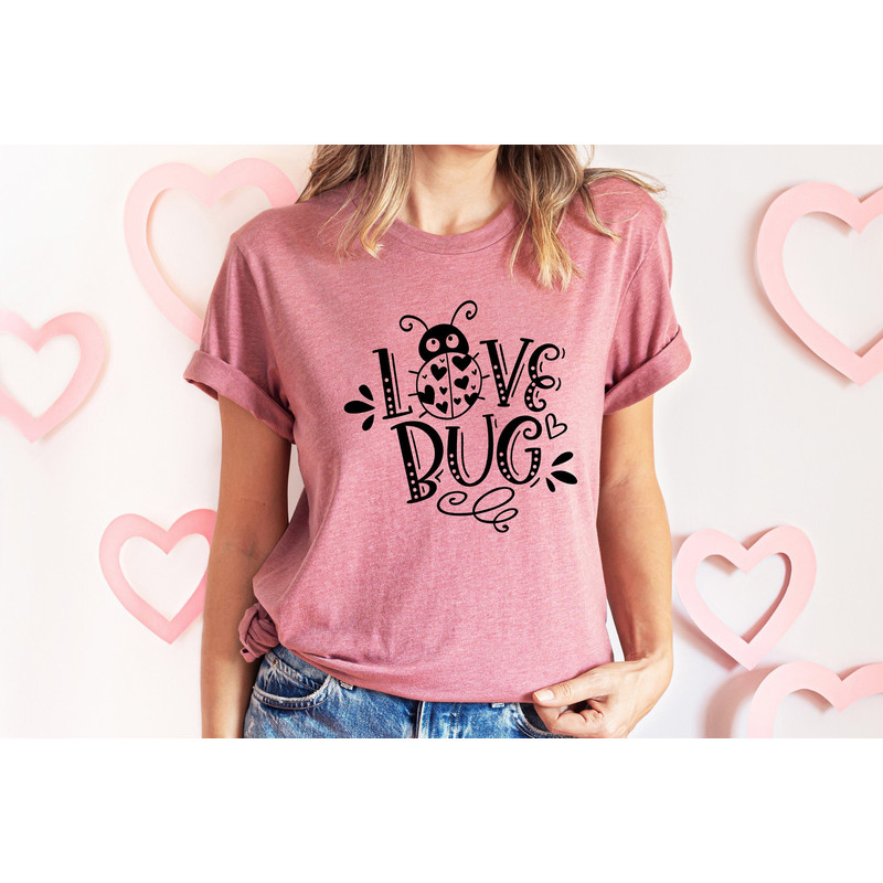 Cute Valentines Day shirt, Love Bug Valentines Day Shirt,  , Matching Couples,  Cute gift for her, womens shirt, gift for girlfriend womens 1.jpg