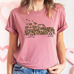 happy valentines day shirt, leopard cheetah hearts valentines day truck shirt, valentines days gift, matching couples s