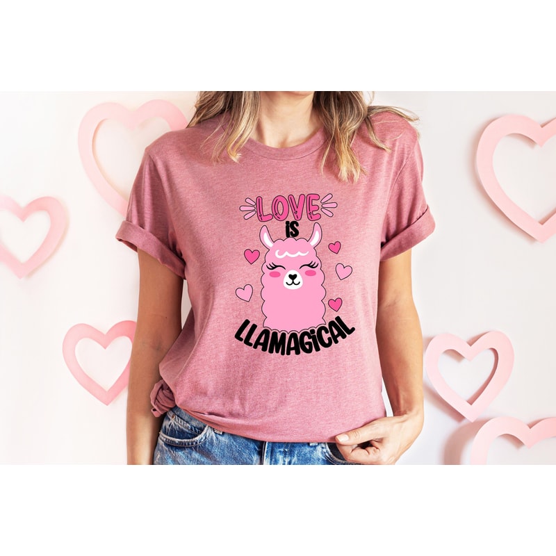 Love is Llamagical Valentines Day Shirt, Cute Llama Valentines day shirt Happy Valentines Day shirt, baby girl toddler Valentines Days Gift,.jpg
