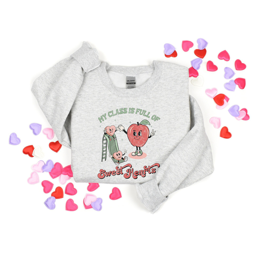 My Class Is Full Of Sweet Hearts Shirt,My Class is Full Of Sweethearts, Cute Teacher Shirt, Love Teacher Shirt, Teacher Valentines Day Shirt.jpg