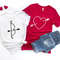 Arrow Heart Couple Shirt, Couple Matching Shirts, Valentines Day Gift, Love Arrow Shirt, Valentines Day Shirt for couple, Funny Couple Tee.jpg