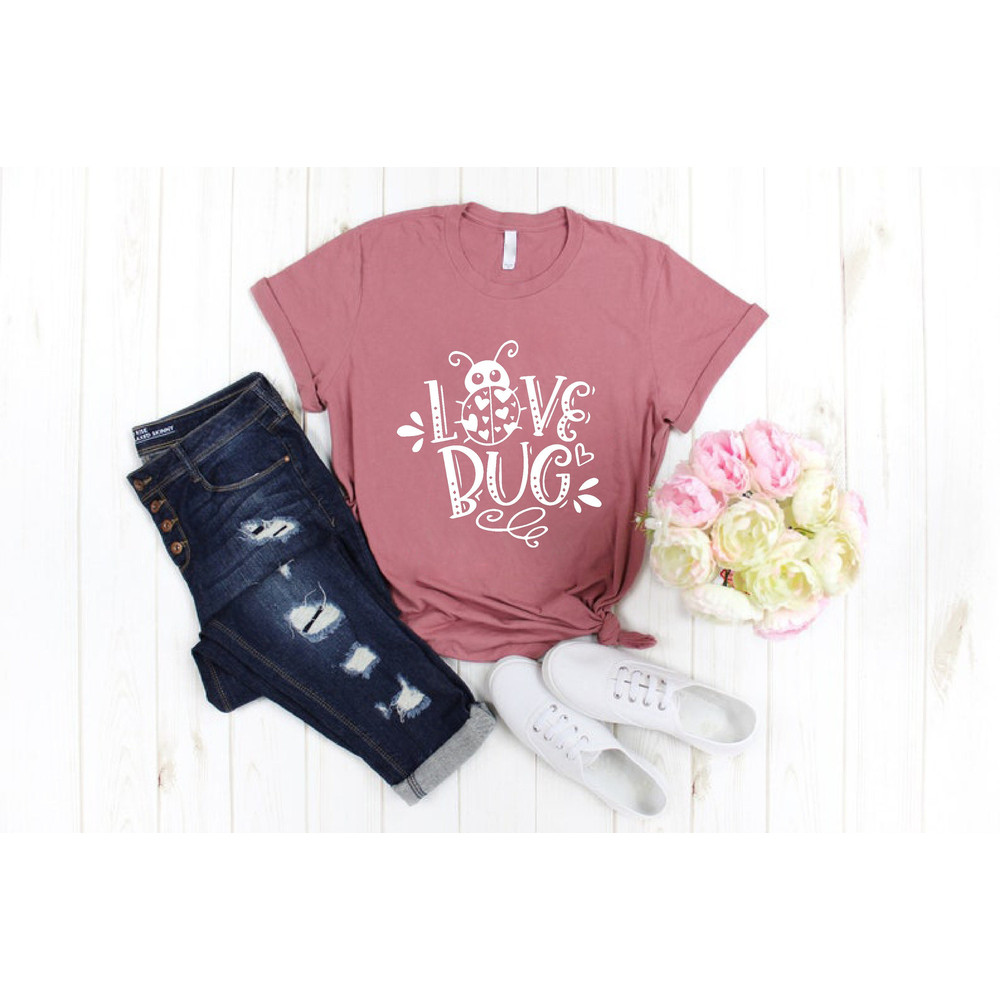 Love Bug Shirt, Funny Valentine Shirt, Funny Valentine Day Gift, Love Valentine Shirt, Gift for Valentine's Day, Girlfriend Valentine Shirt.jpg