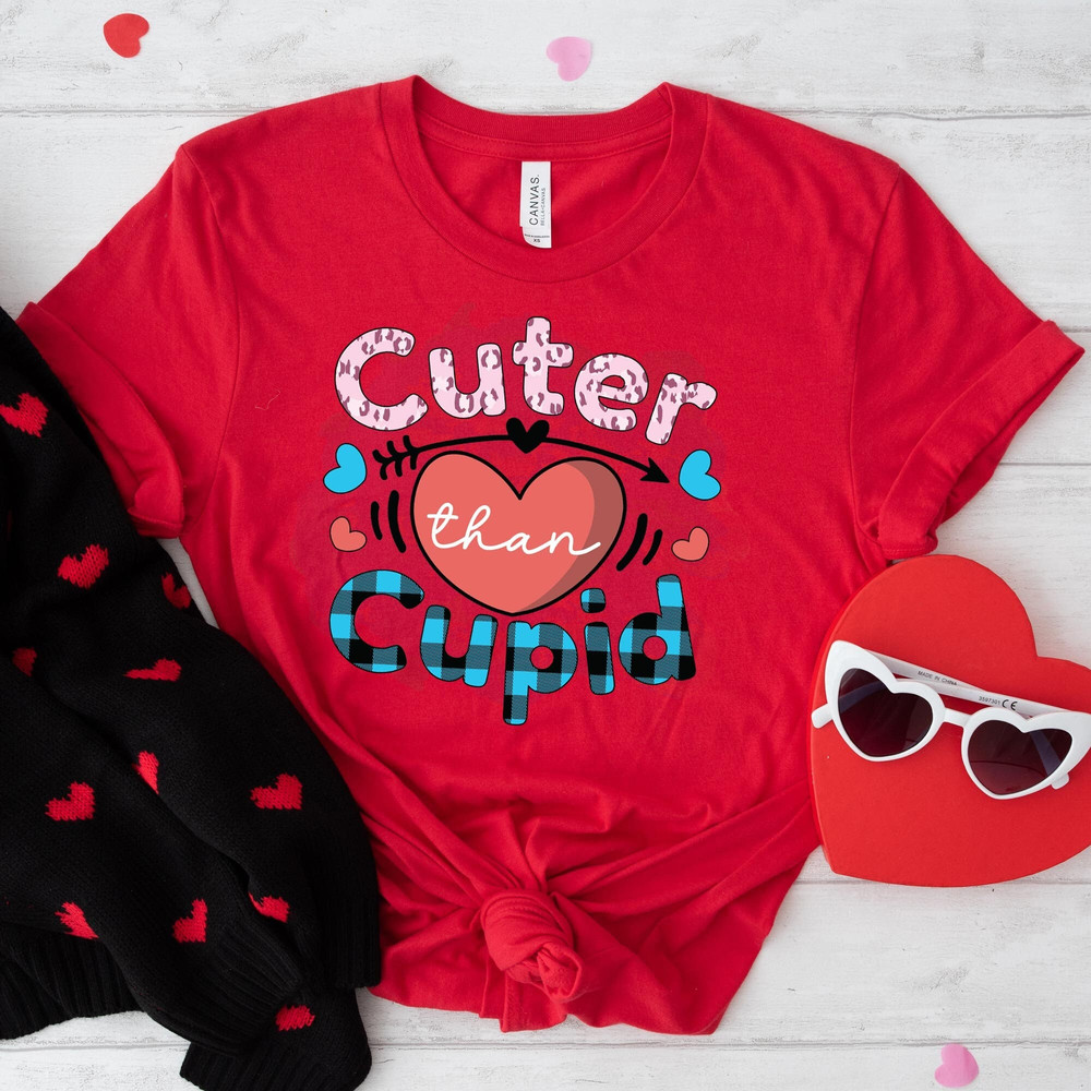 Cuter Than Cupid Valentine's Day T-shirt, Valentine Cupid Sweatshirt, Valentines Design Hoodie, Valentines Day Gift, Valentines Shirt.jpg