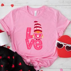 love gnome valentines day shirts, gnomes valentines couple sweatshirts, valentines day hoodie, valentines day, cute vale