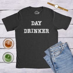 day drinker t shirt, st patricks day drinking shirt, party night out tee shirt men, funny irish getting drunk celebratio