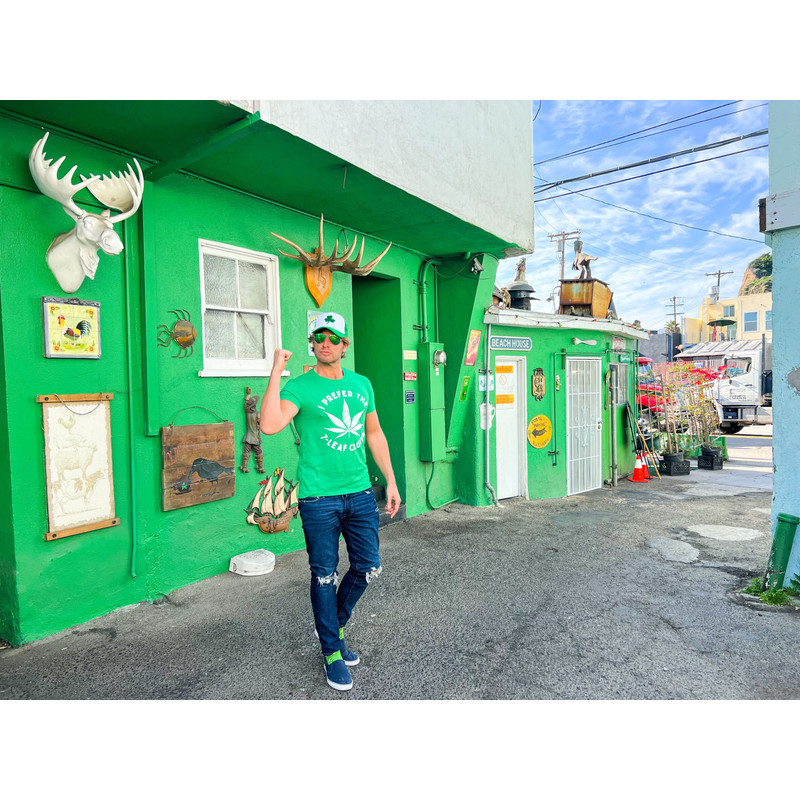 I Prefer The 7-Leaf Clover, Drunk Irish Weed Top Men, Irish Drinking Party Shirt, St. Patricks Day Shirts, Funny Irish Cannabis Shirts.jpg