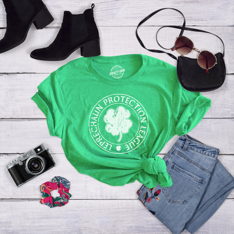 Leprechaun Shirt Women, St Patricks Day Four Leaf Clover T Shirt Woman, Irish Drinking Night Out Shirt Girls, Shamrock TShirt Women.jpg