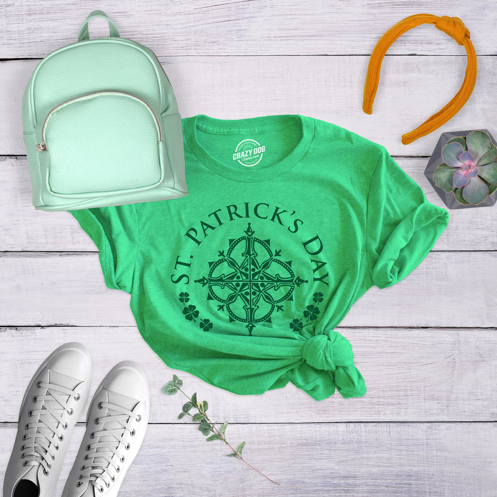 St. Patrick's Day Enthusiast, St Patrick Day Shirt, Luck Of The Irish Green Clover Shirt Woman, Irish Symbols Woman, Funny Shirts Women.jpg