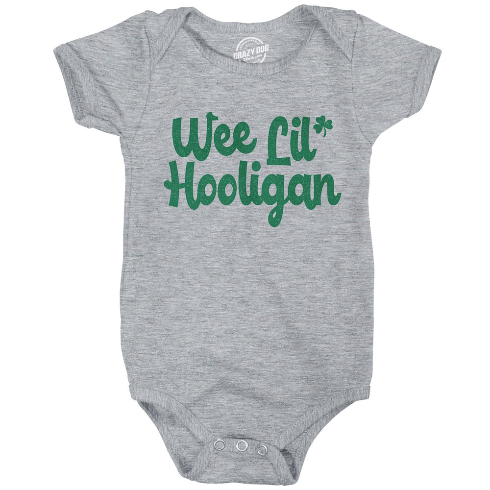 Wee Lil Hooligan, Irish Family, St Patricks Day Baby ROMPER, Baby St Pattys Day, Irish Baby Shower Gift,St. Patricks Day Clothes, Irish BABY.jpg