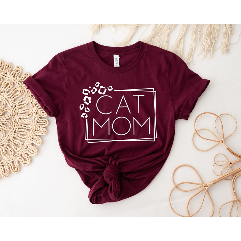 Cat Mom Shirt, Cat Mom T-Shirt, Mothers Day T-Shirt, New Cat Mom Gift, Gift For Mothers Day, Proud Kitty Mama Shirt, Kitty Mom Shirt 1.jpg