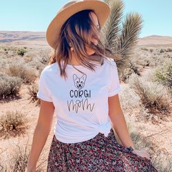 corgi mom shirt, dog mom tee, corgi lovers, dog lover, corgi gifts, corgi lover gift, gift for mom, fur mama tee, gift f