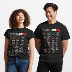 calendar formula 1 race cars 2022 unisex t shirt