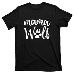 mama wolf wolves wild lover mom mother women gift t-shirt