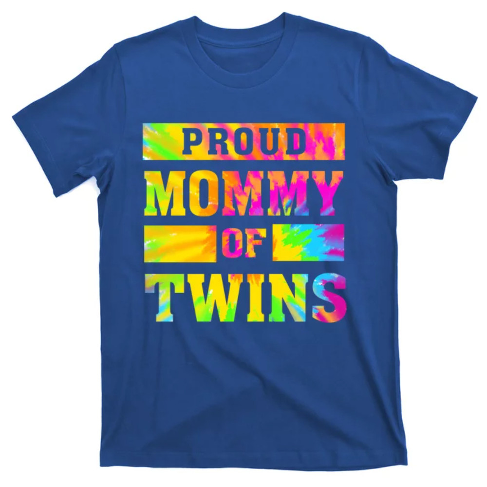 TeeShirtPalace Proud Mommy Of Twins Gift Mother Twin Mom Cute Gift T-Shirt.jpg