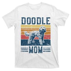 vintage doodle mom mother aussie doodle  goldendoodle t-shirt