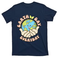 wo earth day everyday retro groovy mother earth v-neck t-shirt