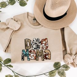 dog mama sweatshirt and hoodie, dog mom gift, dog mom t shirt, dog mom shirt, dog lover gift, mama shirt, pet lover t sh