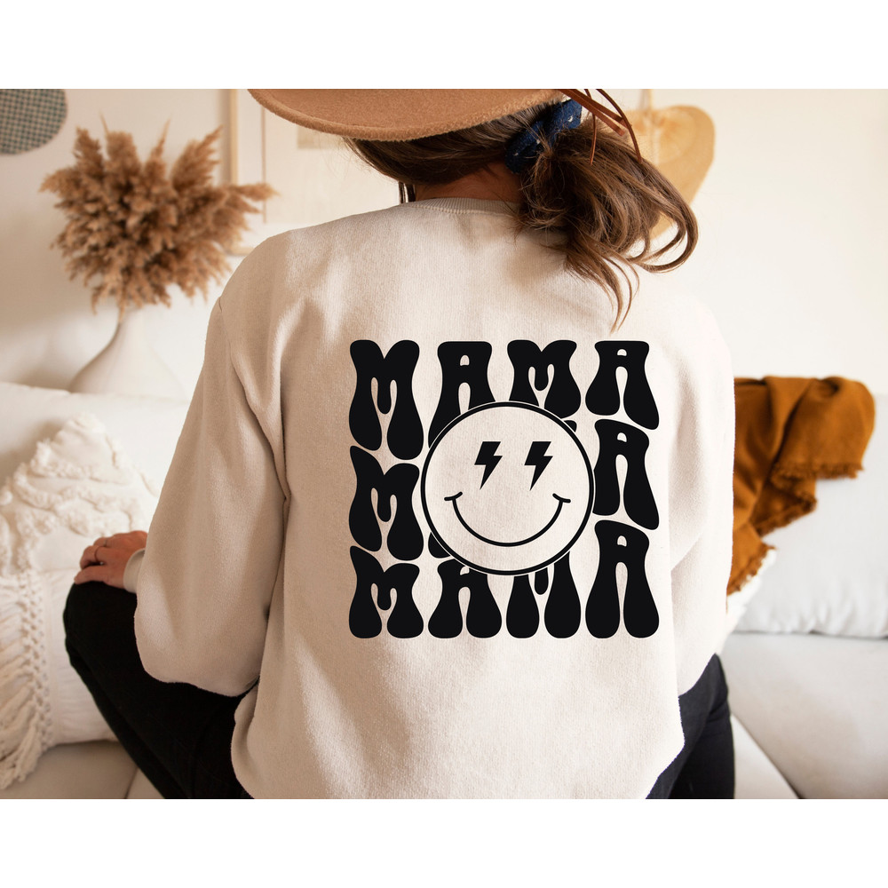 Mama Sweatshirt and Hoodie - Retro Mama Shirt - Mom Shirt - Motherhood Shirt - Mama T-Shirt - Mom Shirt - Mama Tee - Mom Gift.jpg